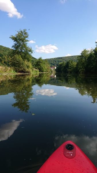 Fränkische Saale mit SUP