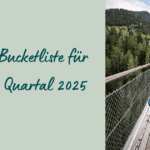 Meine Bucketliste für das 4. Quartal 2025 Frau balanciert auf einer Hängebrücke mit Yoga-Haltung