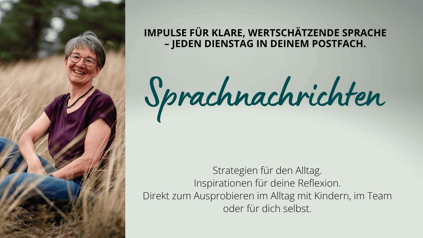 Banner-Information für den Newsletter von Heike Brandl - Impulse für klare, wertschätzende Sprache